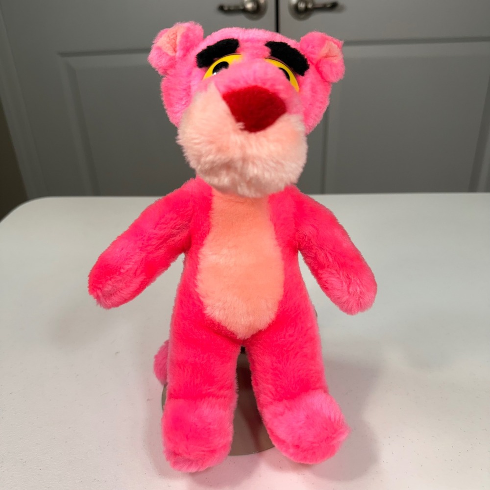 Vintage 1991 Pink Panther Plush The 24K Company Special Effects Stuffed Toy 10"